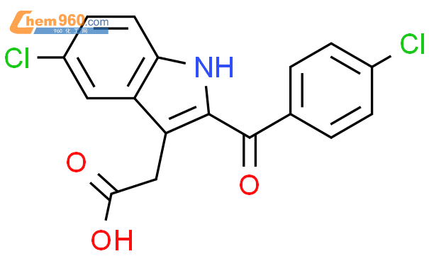 231292 26 5 1H Indole 3 acetic acid 5 chloro 2 4 chlorobenzoyl CAS号