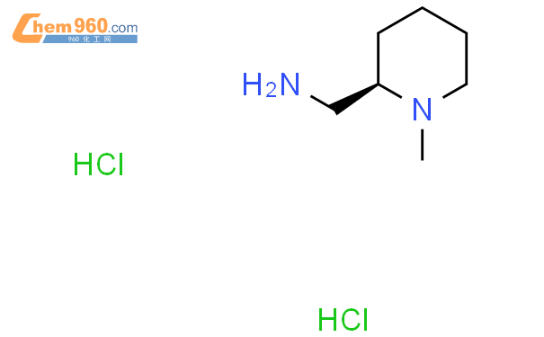 2387569 18 6 R 1 Methylpiperidin 2 yl methanamine dihydrochloride化学式