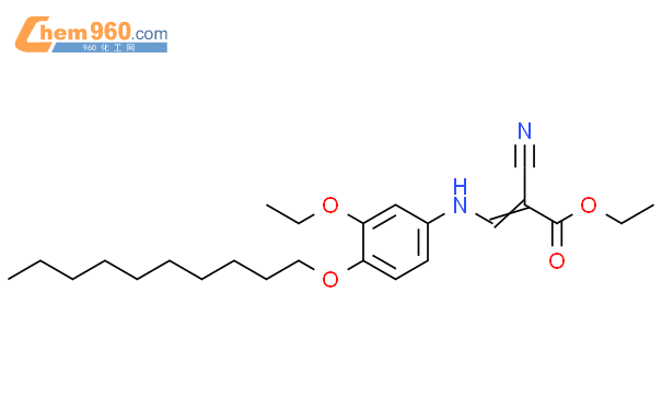 24030 83 9 2 Propenoic Acid 2 Cyano 3 4 Decyloxy 3 Ethoxyphenyl