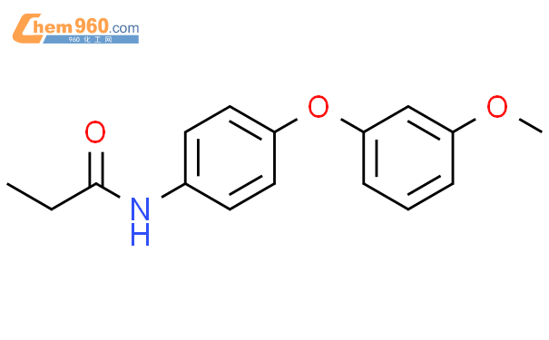 CAS No 244128 88 9 Propanamide N 4 3 Methoxyphenoxy Phenyl