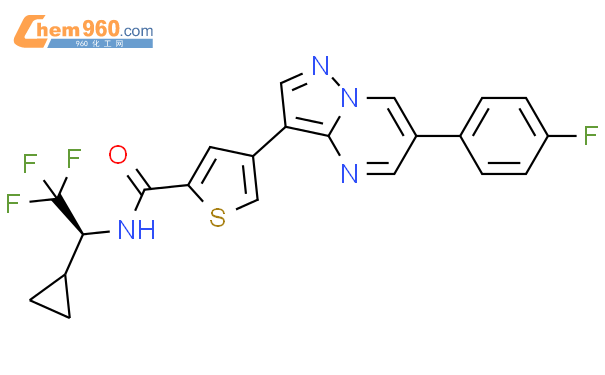 N S Cyclopropyl Trifluoroethyl Fluorophenyl