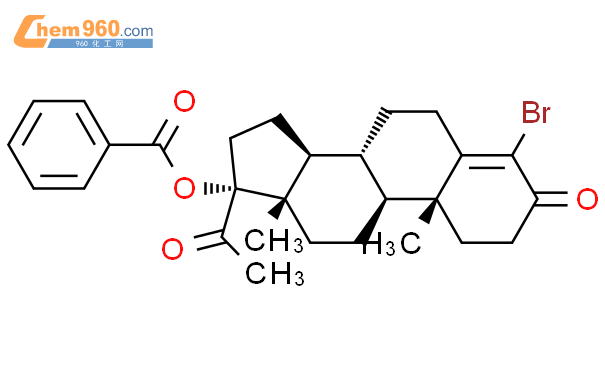 250139 07 2 Pregn 4 ene 3 20 dione 17 benzoyloxy 4 bromo 化学式结构式分子式