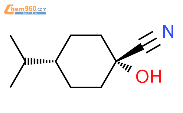 反式-(9ci)-1-羟基-4-(1-甲基乙基)-环己烷甲腈