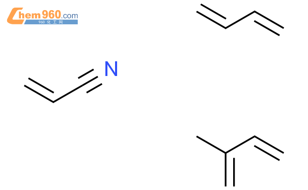 2丙烯腈与13丁二烯和2甲基13丁二烯的聚合物结构式