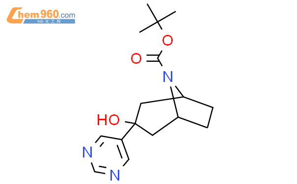 2649054 86 2 3 Hydroxy 3 Pyrimidin 5 Yl 8 Aza Bicyclo 3 2 1 Octane 8