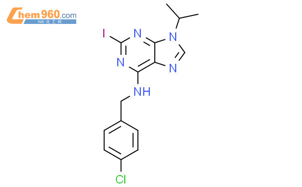 267885 19 8 9H Purin 6 Amine N 4 Chlorophenyl Methyl 2 Iodo 9 1