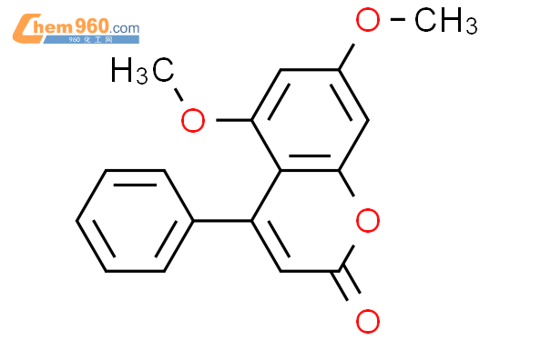 26952 92 1 2H 1 Benzopyran 2 one 5 7 dimethoxy 4 phenyl CAS号 26952 92