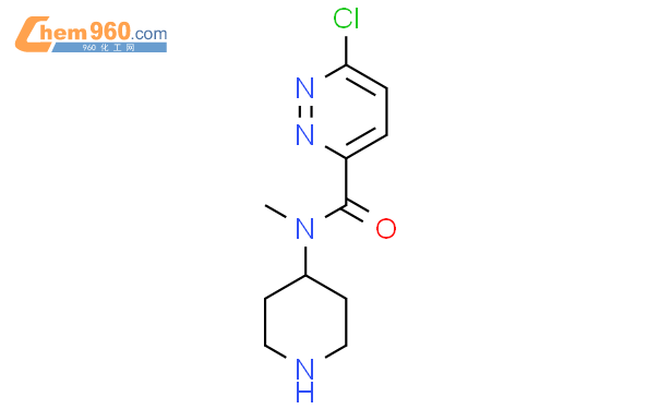 2757925 68 9 6 Chloro N Methyl N Piperidin 4 Yl Pyridazine 3