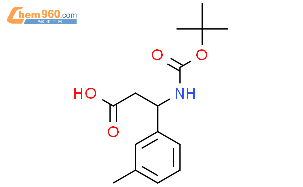 Boc-3-氨基-3-(3-甲基苯基)丙酸
