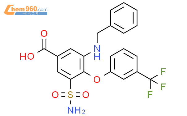 Benzoic Acid Aminosulfonyl Phenylmethyl Amino