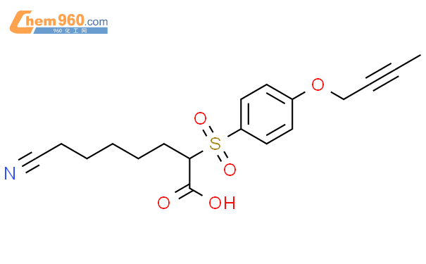 287392 98 7 Heptanoic Acid 2 4 2 Butynyloxy Phenyl Sulfonyl 7