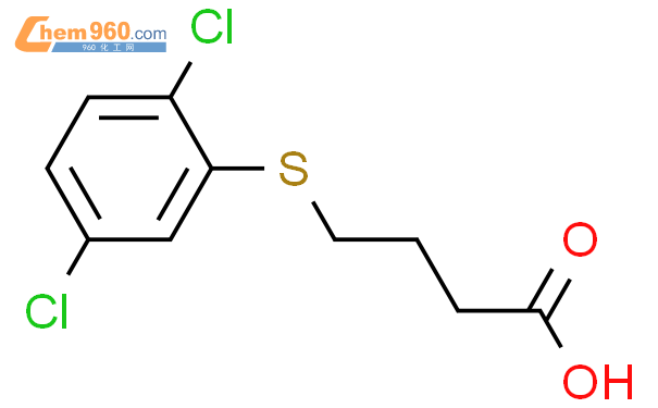 29193 64 4 Butanoic acid 4 2 5 dichlorophenyl thio 化学式结构式分子式mol