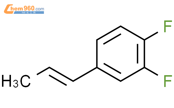 (9ci-1,2-二氟-4(1e-1-丙烯基-苯结构式