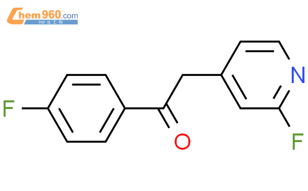 302839 09 4 1 4 Fluorophenyl 2 2 fluoropyridin 4 yl ethanone化学式结构式