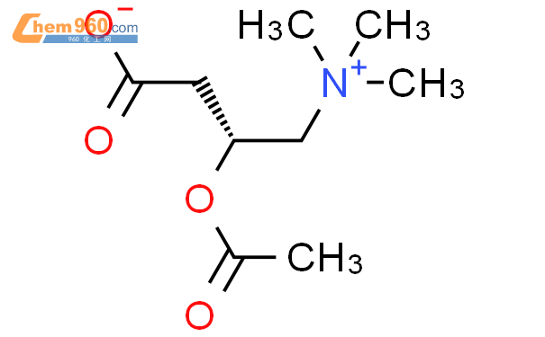 l-乙酰基肉碱结构式