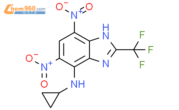 H Benzimidazol Amine N Cyclopropyl Dinitro