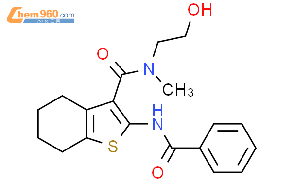 309736 28 5 2 Benzoylamino N 2 Hydroxyethyl N Methyl 4 5 6 7