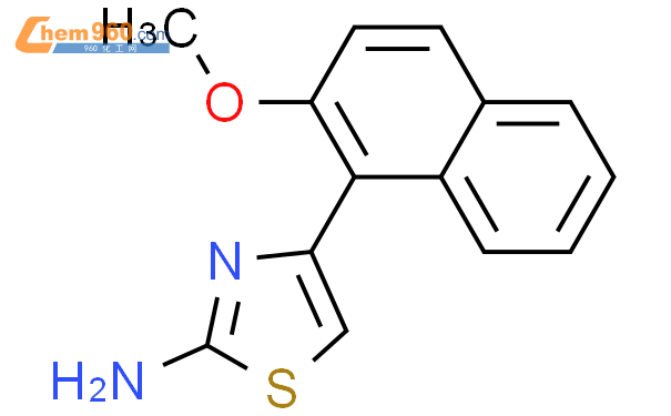 312605 17 7 4 2 methoxy 1 naphthyl 1 3 thiazol 2 amine化学式结构式分子式mol