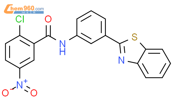 313262 89 4 N 3 Benzothiazol 2 Yl Phenyl 2 Chloro 5 Nitro