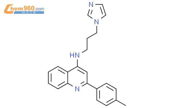 313829 76 4 4 Quinolinamine N 3 1H Imidazol 1 Yl Propyl 2 4