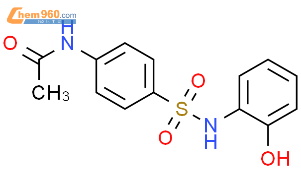 328262 10 8 N 4 2 Hydroxyphenyl aminosulfonyl phenyl acetamide化学式结构