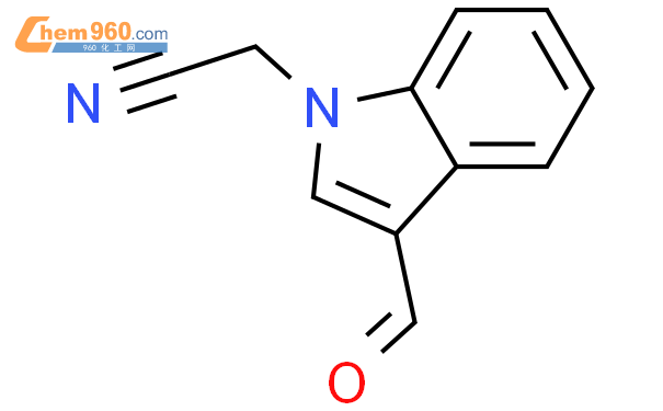 328973 78 0 3 甲酰基 1H 吲哚 1 基 乙腈化学式结构式分子式mol 960化工网