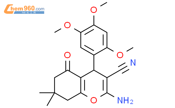 H Benzopyran Carbonitrile Amino Tetrahydro