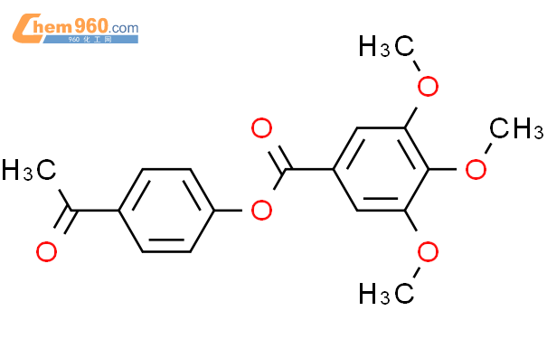 Trimethoxy Benzoic Acid Acetyl Phenyl Ester