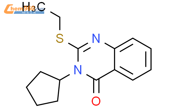 Cyclopentyl Ethylsulfanyl Quinazolin H Onecas