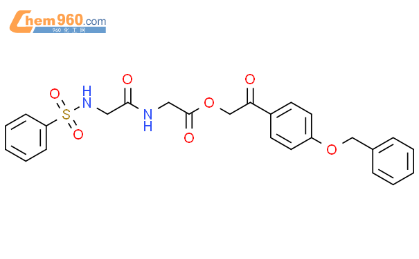 Benzenesulfonylamino Acetylamino Acetic Acid