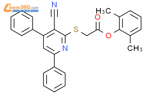 Cyano Diphenyl Pyridin Ylsulfanyl Acetic Acid