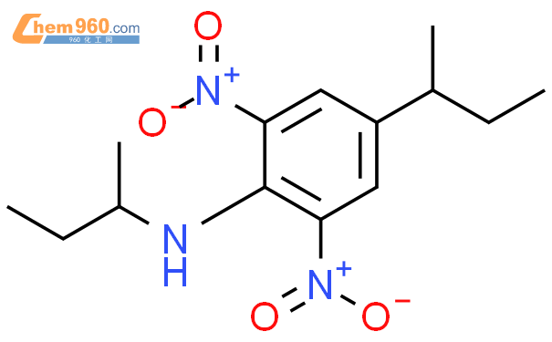 33629 60 6 Benzenamine N 4 bis 1 methylpropyl 2 6 dinitro 化学式结构式分子式