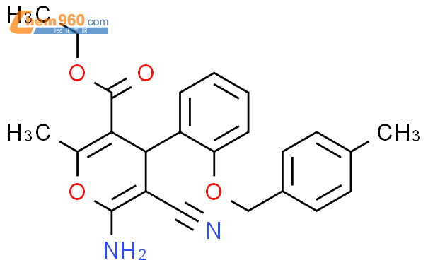 337505 95 0 6 Amino 5 Cyano 2 Methyl 4 2 4 Methyl Benzyloxy Phenyl