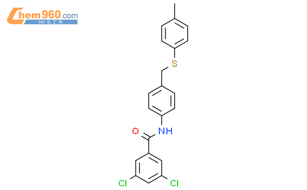 338398 73 5 3 5 Dichloro N 4 4 Methylphenyl Sulfanyl Methyl Phenyl