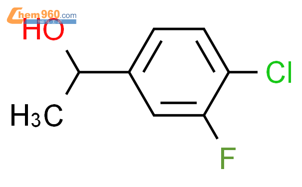 339001 14 8 1 4 chloro 3 fluoro phenyl ethanol化学式结构式分子式mol 960化工网