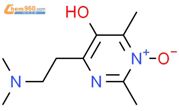 344883 89 2 9Ci 4 2 二甲基氨基 乙基 2 6 二甲基 5 羟基嘧啶 1 氧化物化学式结构式分子式mol