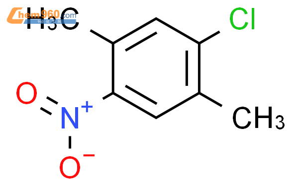 2-氯-5-硝基对二甲苯结构式