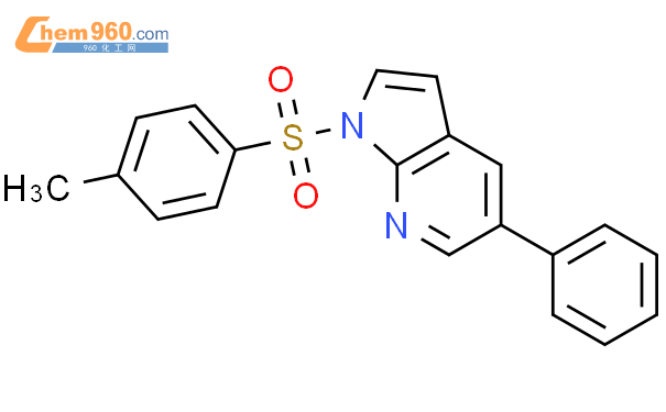 348640 93 7 1 4 Methylphenyl Sulfonyl 5 Phenyl 1H Pyrrolo 2 3 B