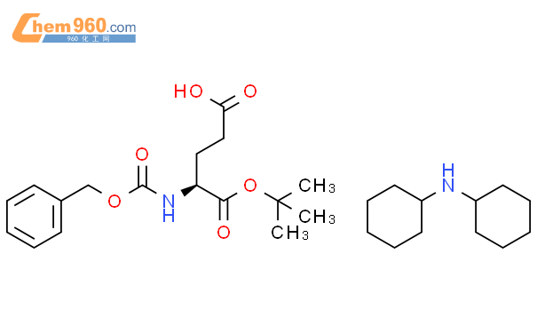 34897 61 5 N 苯基甲氧基羰基 L 谷氨酸 1 叔丁基 酯二环己基胺盐CAS号 34897 61 5 N 苯基甲氧基羰基