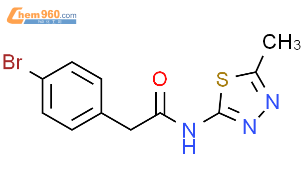 349536 88 5 2 4 Bromophenyl N 5 Methyl 1 3 4 Thiadiazol 2 Yl