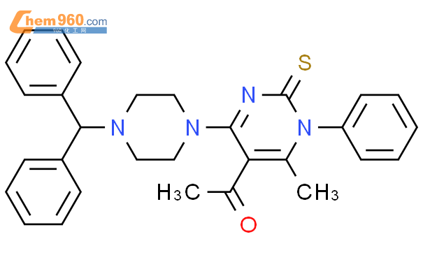 351437 09 7 1 4 4 Benzhydryl Piperazin 1 Yl 6 Methyl 1 Phenyl 2