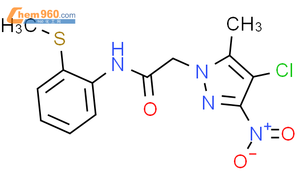 353455 75 1 2 4 Chloro 5 Methyl 3 Nitro Pyrazol 1 Yl N 2