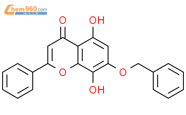 7 benzyloxy 5 8 dihydroxy 2 phenyl chromen 4 oneCAS号3542 63 0 960化工网