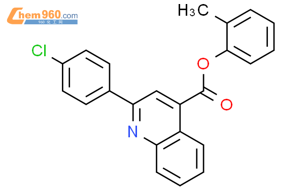 Chloro Phenyl Quinoline Carboxylic Acid O Tolyl