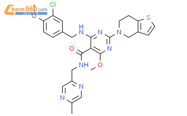 372117 20 9 5 Pyrimidinecarboxamide 4 3 Chloro 4 Methoxyphenyl