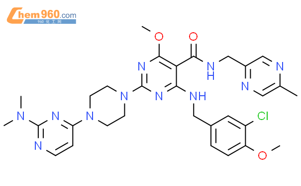 Pyrimidinecarboxamide Chloro Methoxyphenyl