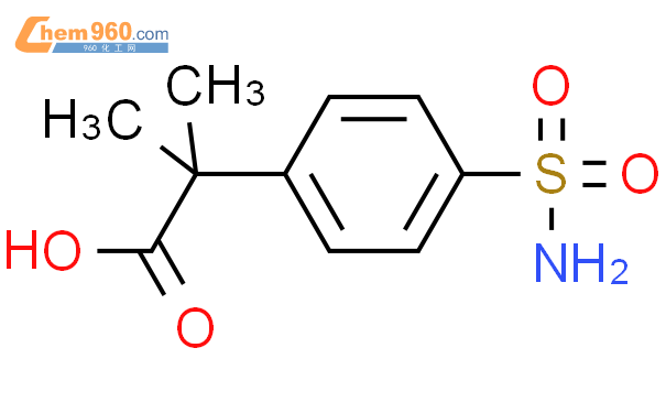 374067 95 5 2 甲基 2 4 磺酰基苯基 丙酸化学式结构式分子式molsmiles 960化工网