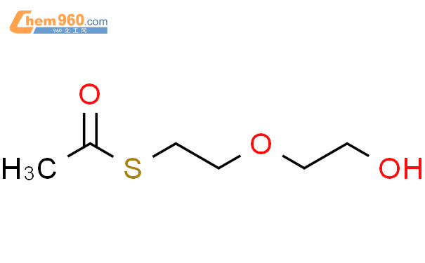 374925 82 3 Ethanethioic acid S 2 2 hydroxyethoxy ethyl ester化学式结构