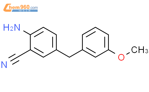 378791 61 8 Benzonitrile 2 amino 5 3 methoxyphenyl methyl CAS号