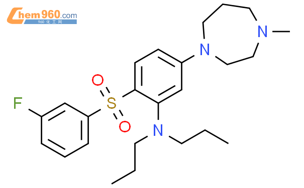 381668 05 9 Benzenamine 2 3 Fluorophenyl Sulfonyl 5 Hexahydro 4